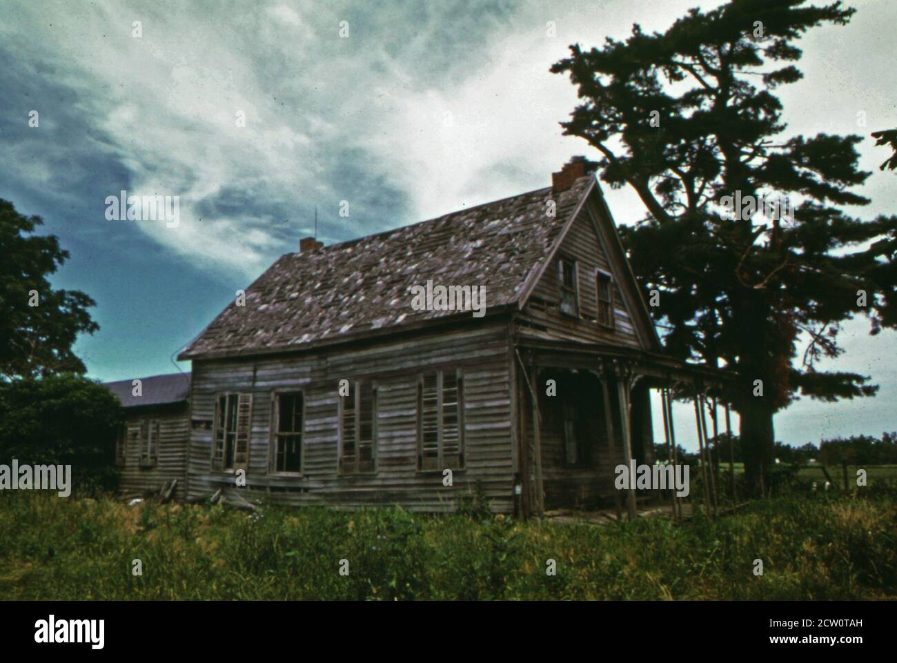 Storico 1970 Foto: Casa deserta vicino Detroit il ca. Giugno 1973 Foto Stock