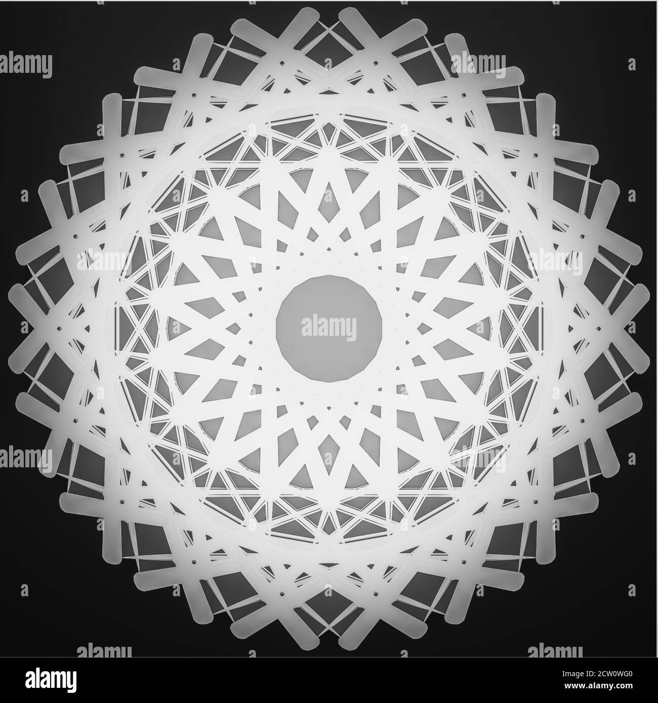 Immagine astratta di disegno circolare per uso multiuso Foto Stock