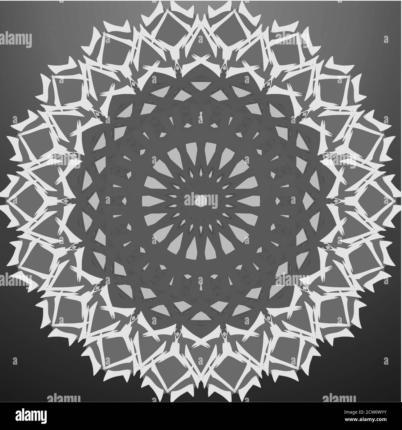 Immagine astratta di disegno circolare per uso multiuso Foto Stock