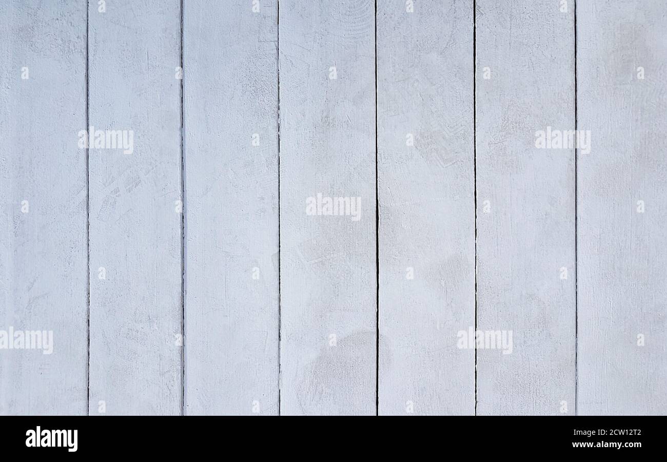 Struttura bianca e nera di tavole di legno vergini. Primo piano Foto Stock