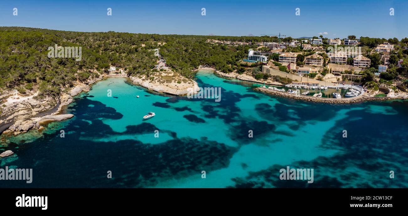 Spiaggia di El Mago, Cala Portals Vells, Calvia, Maiorca, Isole Baleari, Spagna Foto Stock