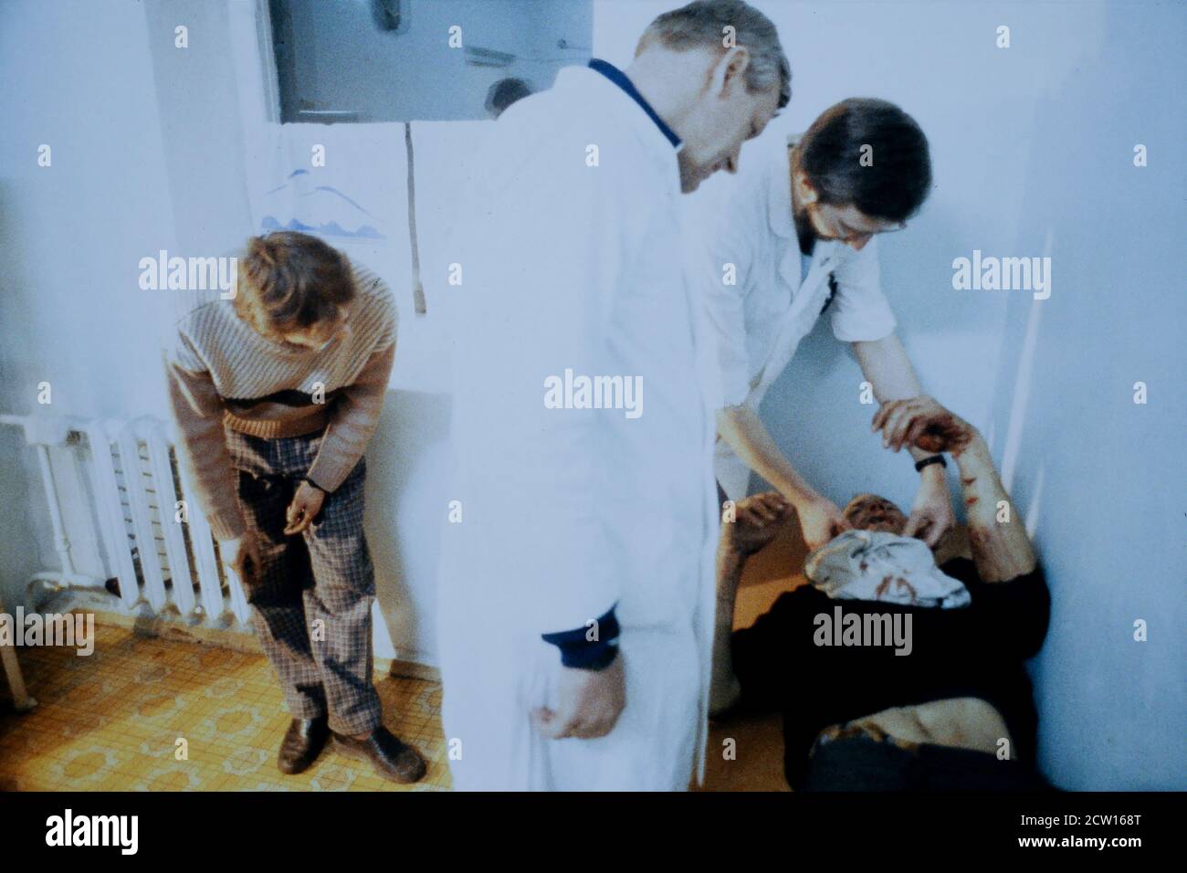 IMMAGINE GRAFICA: Pronto soccorso medico, Mosca, Comunità di Stati indipendenti, CEI, 1992 Foto Stock