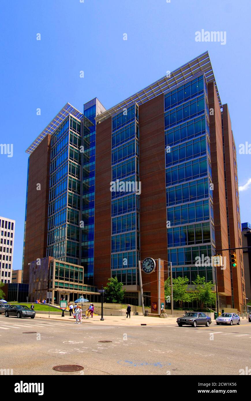 Tribunale della contea di Kent del centro di Highrise a Grand Rapids, Michigan, MICHIGAN, MICHIGAN Stati Uniti America Foto Stock