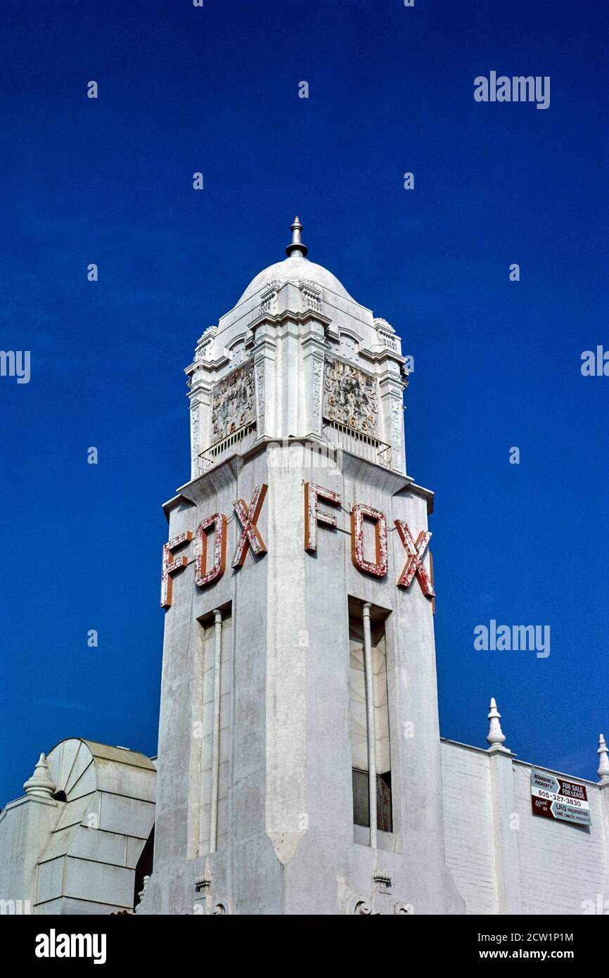 Fox Theatre, Bakersfield, California, USA, John Margolies Roadside America Photograph Archive, 1987 Foto Stock