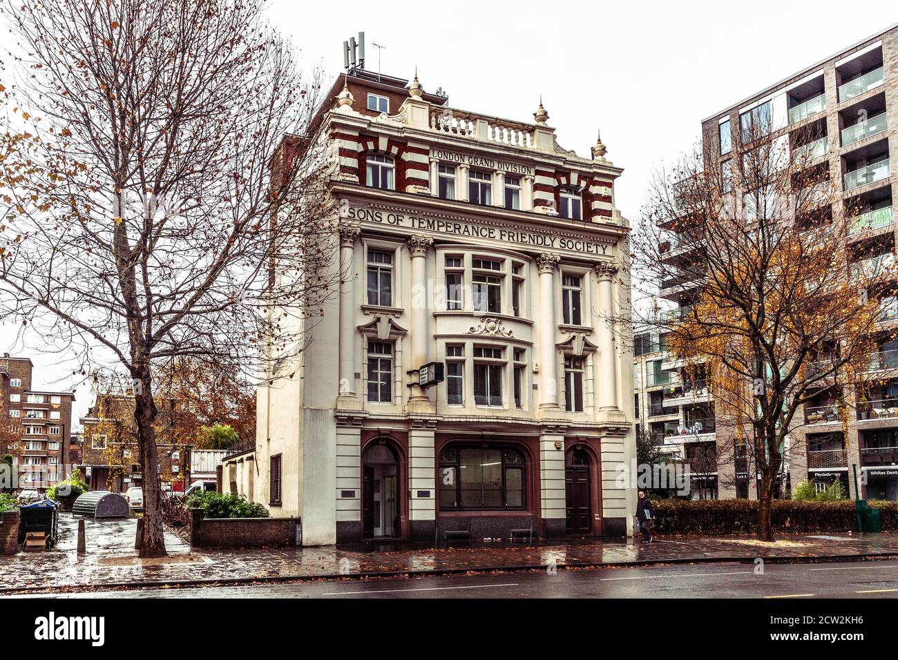 The Sons of Temperance friendly Society Building, Blackfriars Road, Southwark, Londra, Inghilterra, Regno Unito. Foto Stock
