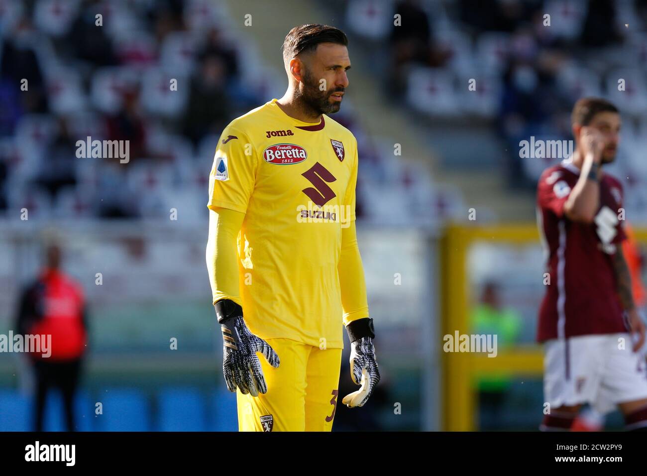 Salvatore Sirigu (Torino FC) durante Torino vs Atalanta, calcio italiano Serie A match, Torino, Italia, 26 set 2020 Foto Stock