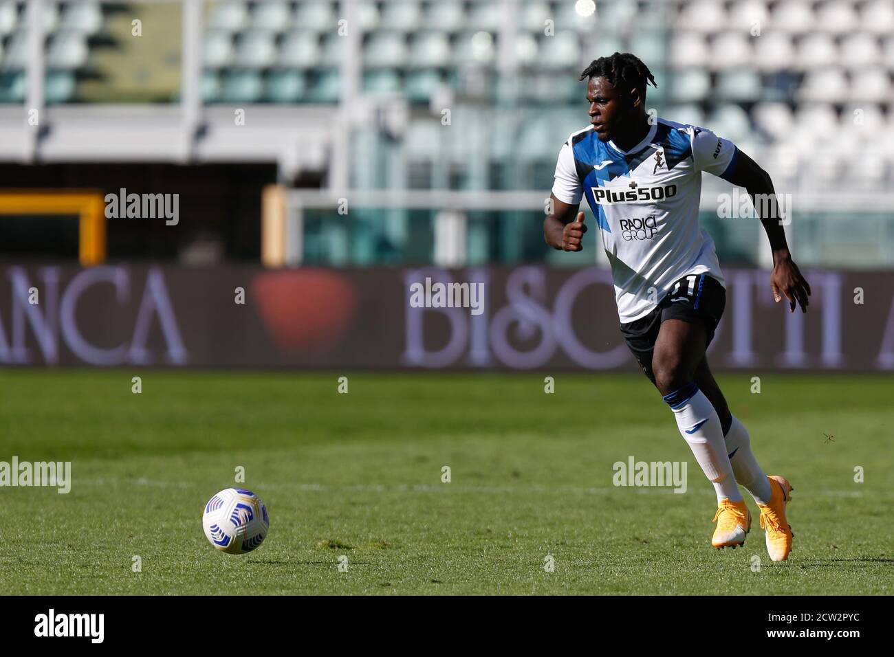 Duvan Zapata (Atalanta) durante Torino vs Atalanta, calcio italiano Serie A match, Torino, Italia, 26 set 2020 Foto Stock