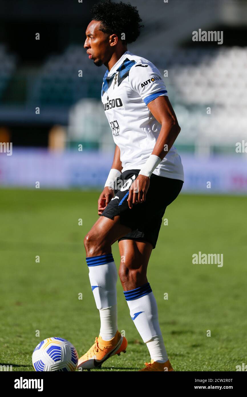 Johan Mojica (Atalanta) durante Torino vs Atalanta, calcio italiano Serie A match, Torino, Italia, 26 set 2020 Foto Stock