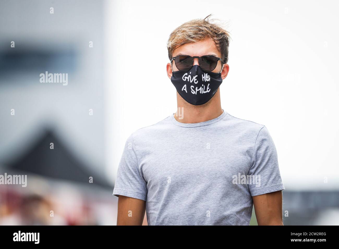 GASLY Pierre (fra), Scuderia AlphaTauri Honda AT01, ritratto durante il Gran Premio di Formula 1 VTB Russo 2020, dal 25 al 27 settembre 2020 sulla SO Foto Stock