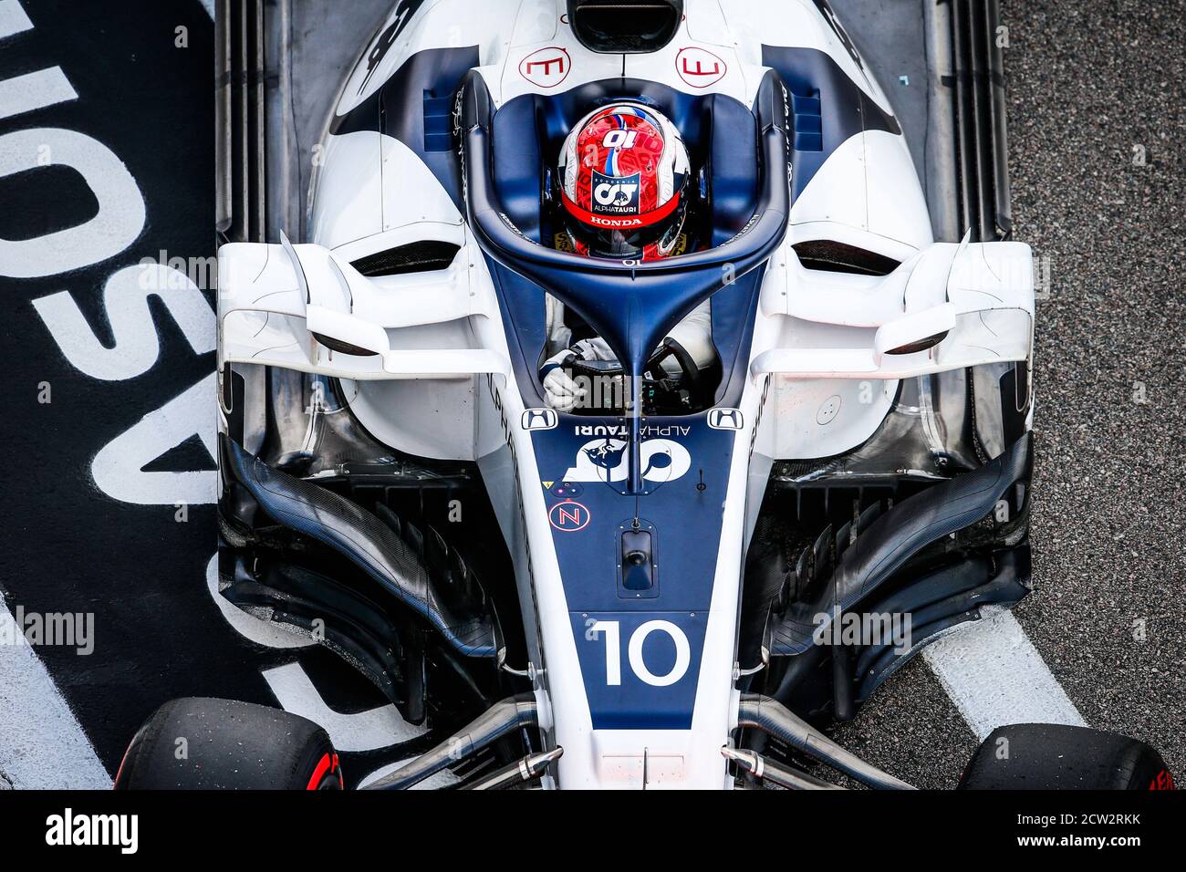 GASLY Pierre (fra), Scuderia AlphaTauri Honda AT01, ritratto durante il Gran Premio di Formula 1 VTB Russo 2020, dal 25 al 27 settembre 2020 sulla SO Foto Stock