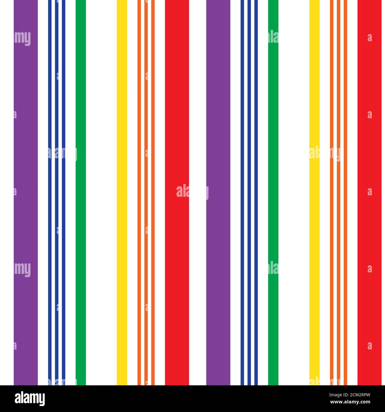 Sfondo a righe senza giunture arcobaleno adatto per tessuti di moda, Illustrazione Vettoriale