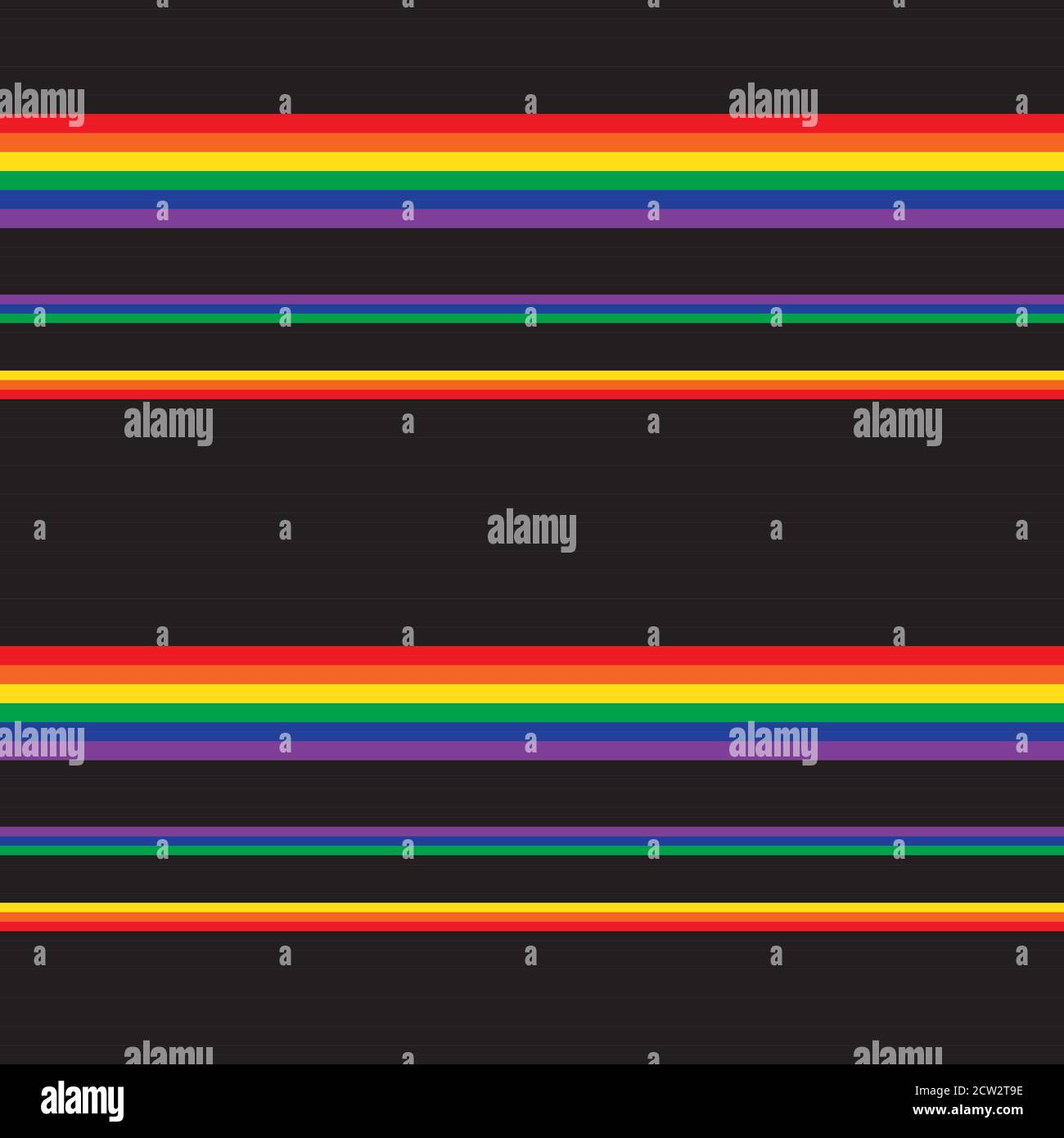 Sfondo a righe senza giunture arcobaleno adatto per tessuti di moda, Illustrazione Vettoriale