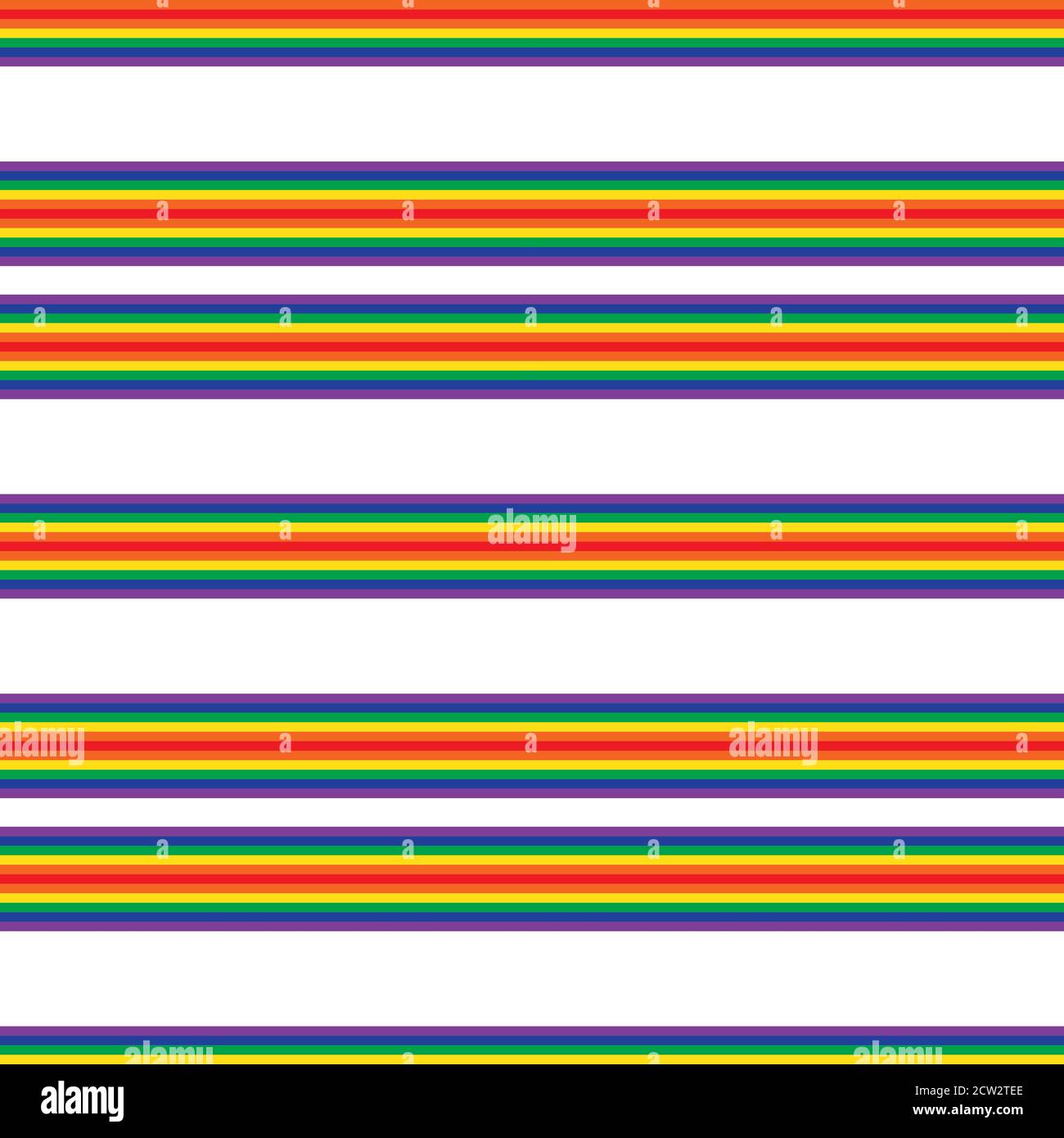 Sfondo a righe senza giunture arcobaleno adatto per tessuti di moda, Illustrazione Vettoriale