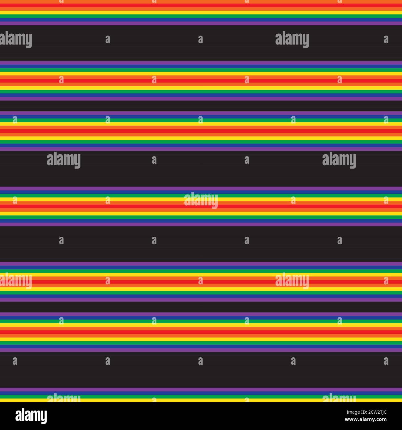 Sfondo a righe senza giunture arcobaleno adatto per tessuti di moda, Illustrazione Vettoriale