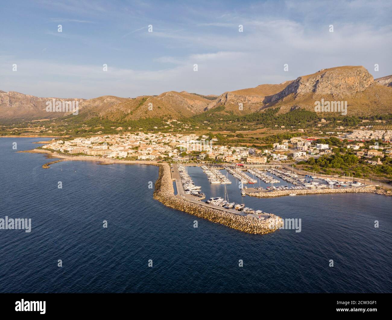 Colònia de Sant Pere, municipio di Artá, Maiorca, Isole Baleari, Spagna Foto Stock