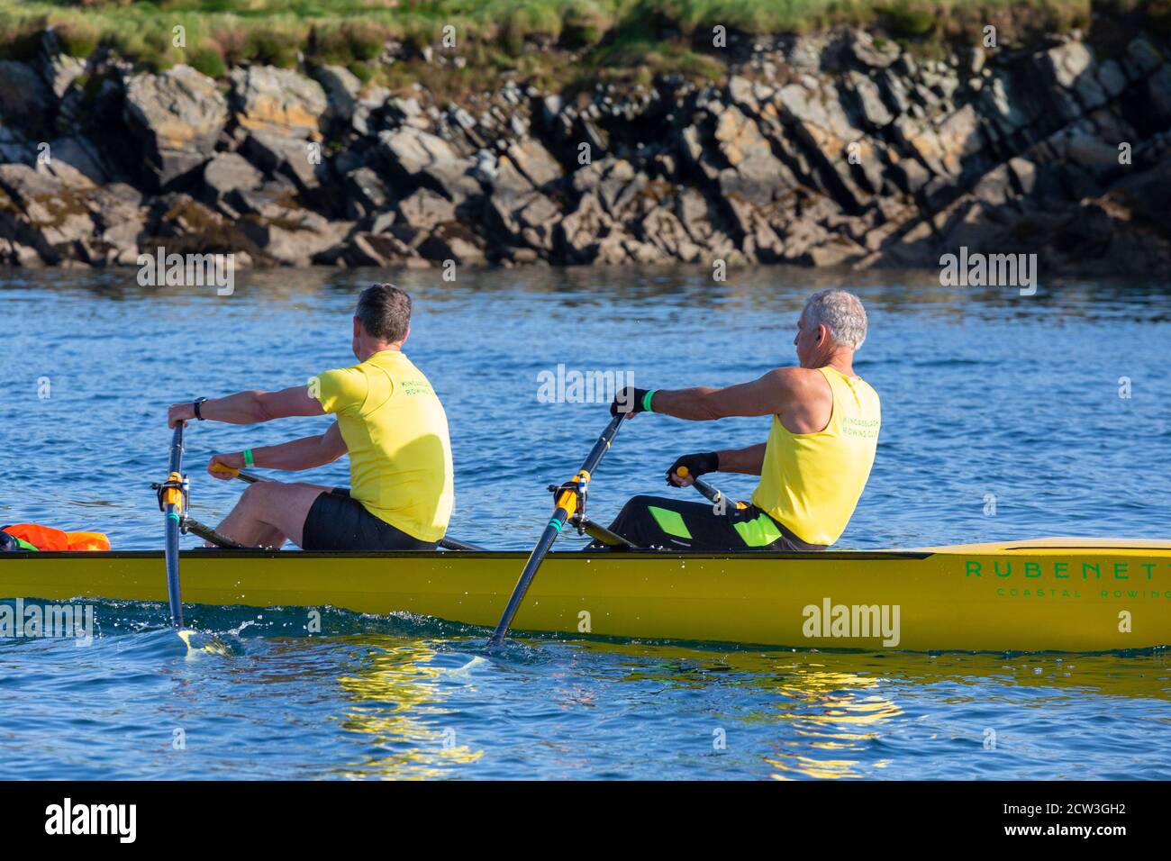 Irish Offshore Rowing Championships, Portmagee, County Kerry, Irlanda, settembre 2020 Foto Stock