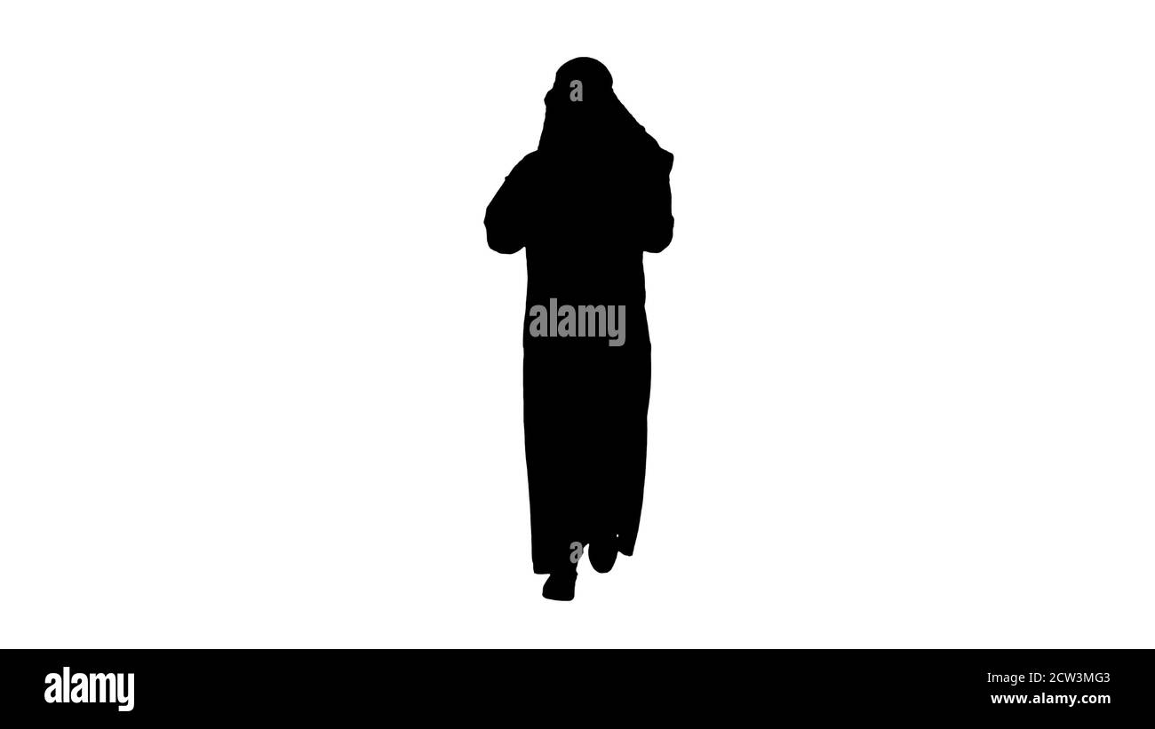 Arab sheikh indossare kiffiyeh ricevere notizie grate al telefono, Foto Stock