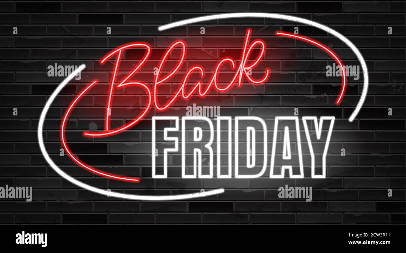 Scritta Black Friday. Layout del design di annunci, poster e cartelloni Illustrazione Vettoriale