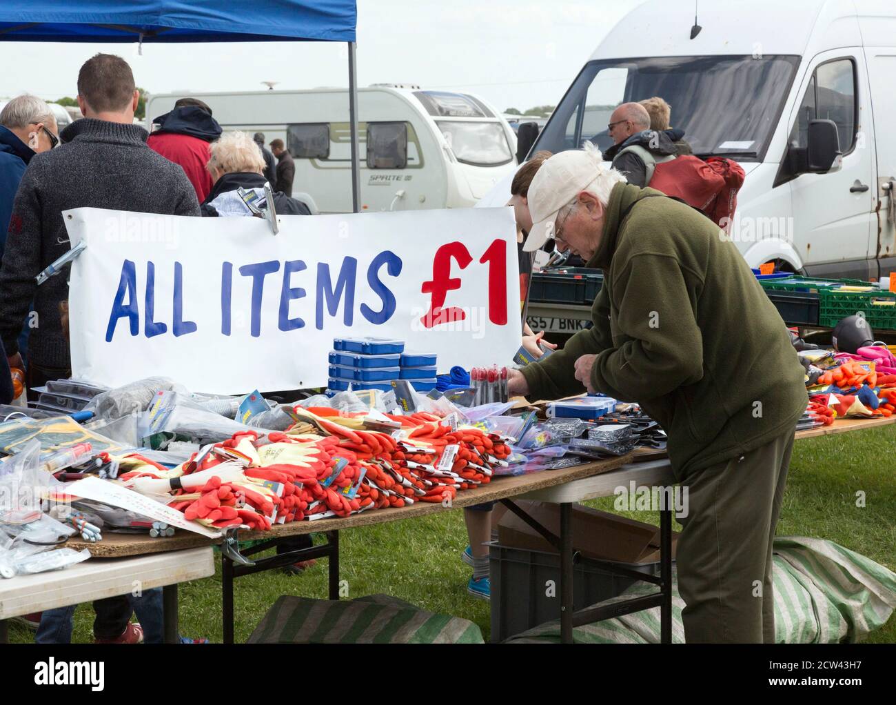 affare stallo Foto Stock