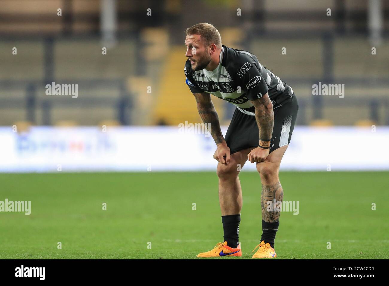 Josh Griffin (4) di Hull FC durante il gioco Foto Stock