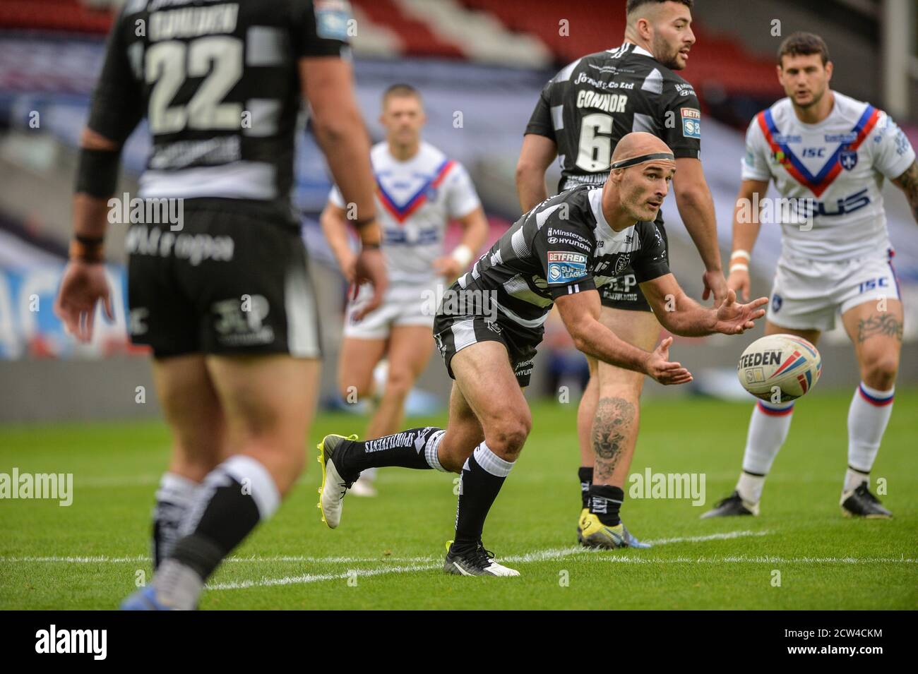 Danny Houghton di Hull FC in azione Foto Stock