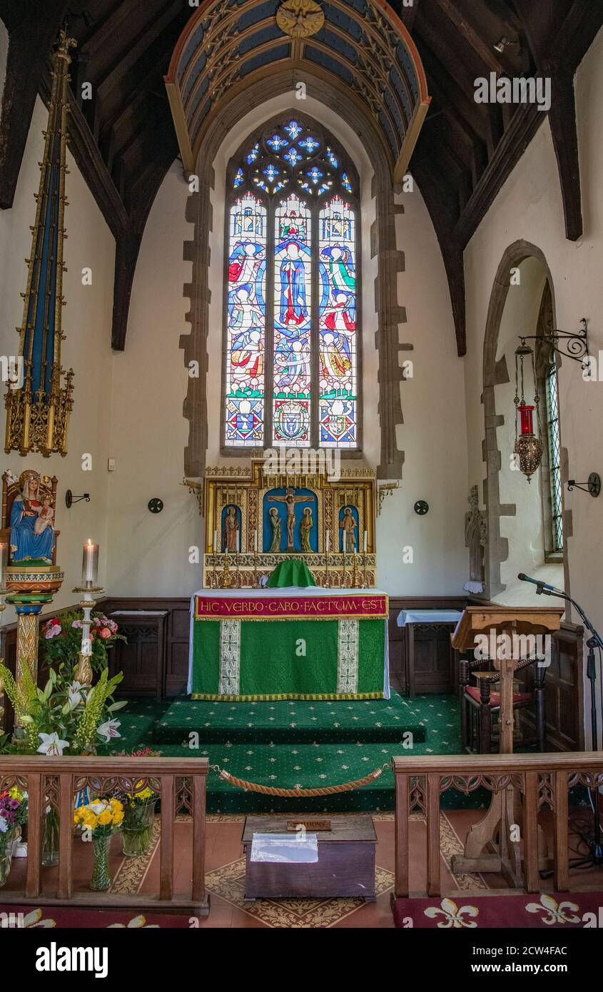 Santuario Slipper Cappella Walsingham Norfolk Inghilterra Foto Stock