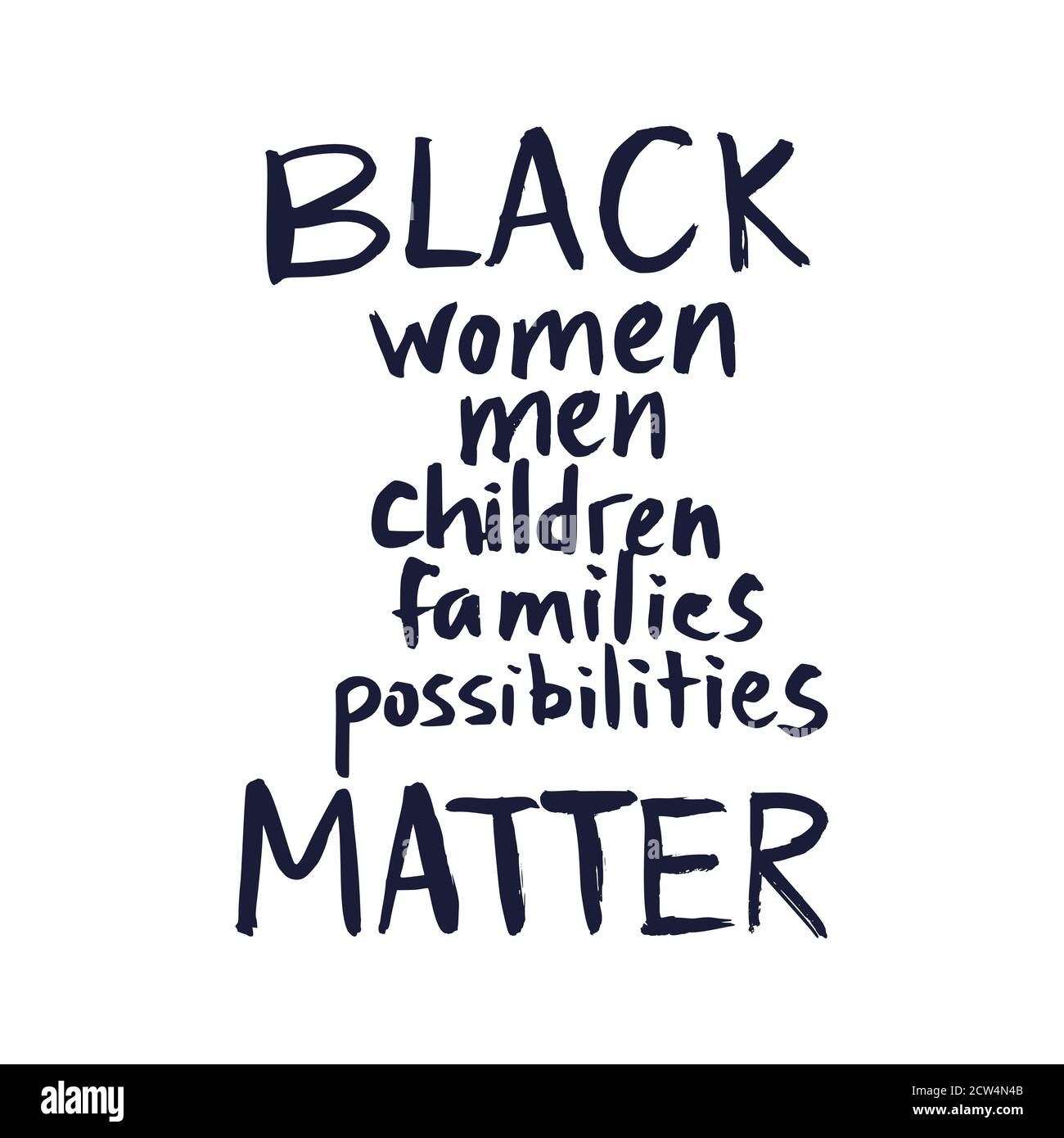 Illustrazione vettoriale della citazione Black Lives materia su sfondo astratto della bandiera degli Stati Uniti. Poster tipografico anti discriminazione persone africane e violenza di polizia. Fermare il concetto di razzismo. Illustrazione Vettoriale