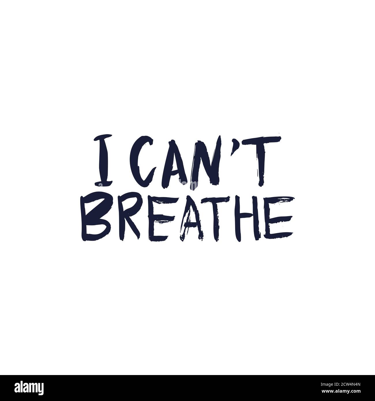 Le vite nere contano. Non riesco a respirare. Striscione di protesta sul diritto umano del popolo nero negli Stati Uniti. Illustrazione vettoriale. Poster con icone e simbolo. Illustrazione Vettoriale