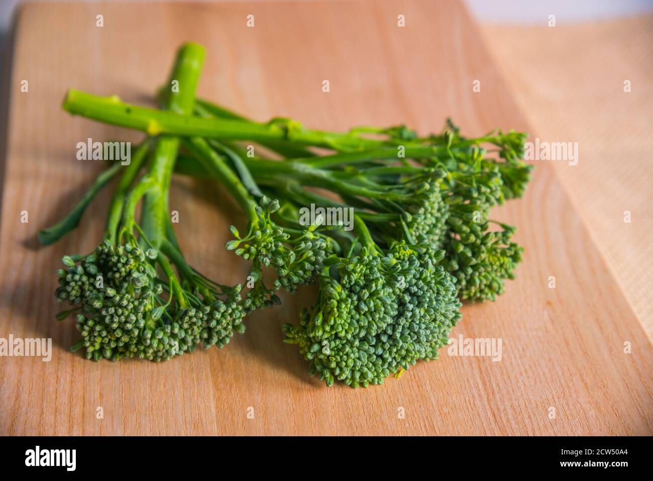 Broccolini. Bimi. Foto Stock