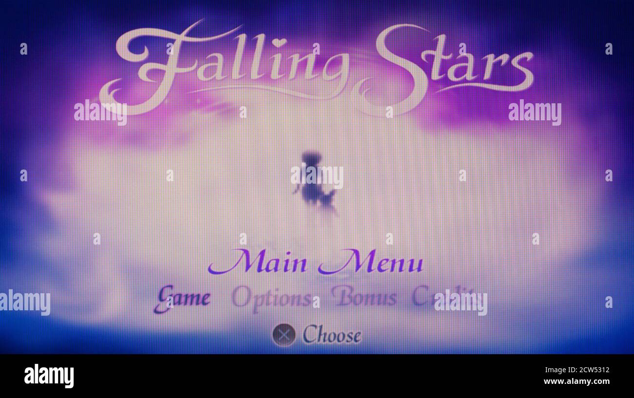 Falling Stars - Sony PlayStation 2 PS2 - uso editoriale solo Foto Stock