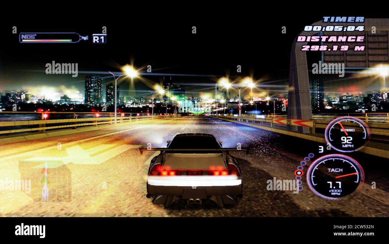FAST and the Furious - Sony PlayStation 2 PS2 - Solo per uso editoriale Foto Stock