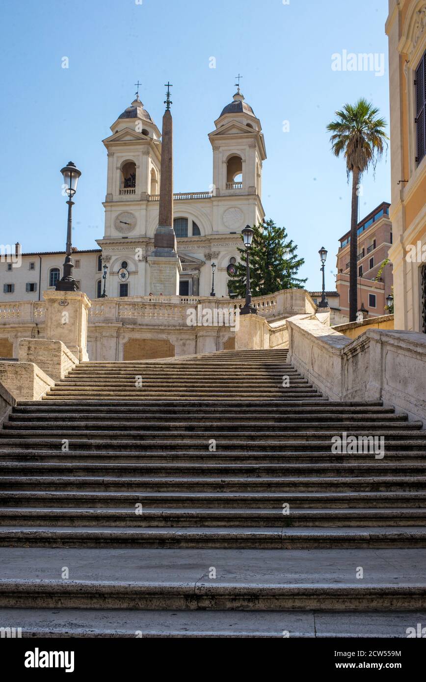 Viaggi nei tempi di Covid19. Primavera a Roma. Foto Stock