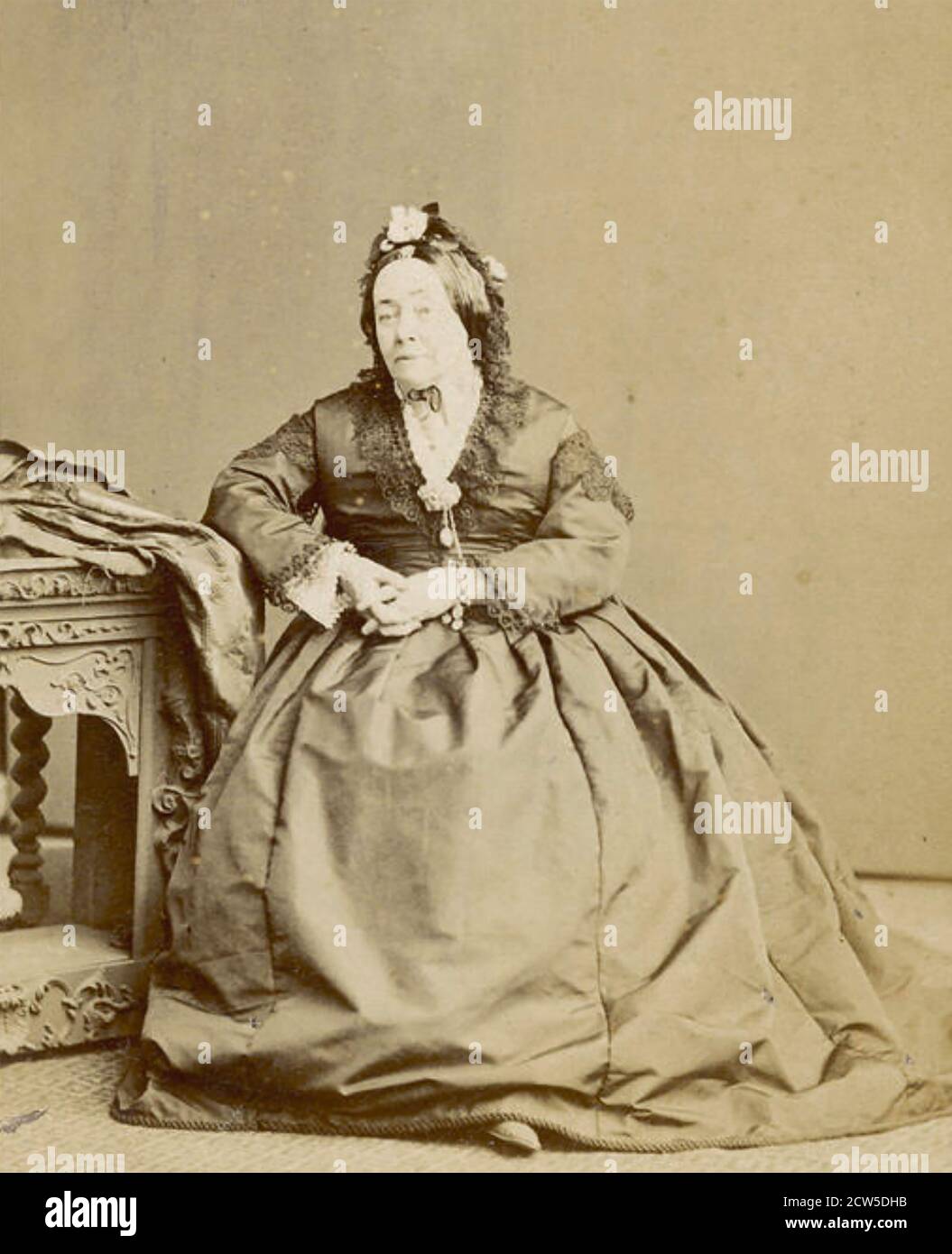 ANNA MARIA HALL (1800-1881) romanziere irlandese Foto Stock