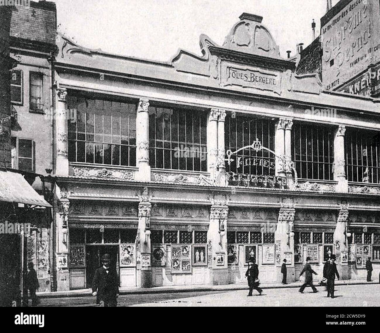 FOLIES BEREGÈRE Sala di musica francese a 32 rue Richer in 1913 Foto Stock