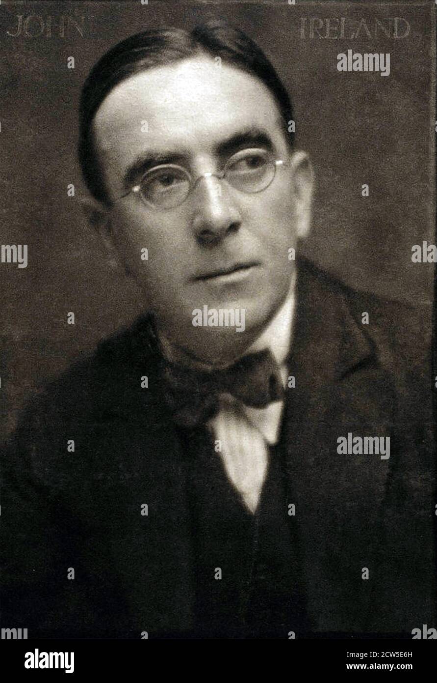 JOHN IRELAND (1879-1962) compositore inglese circa 1920 Foto Stock