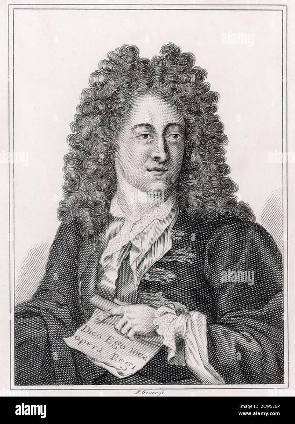 JOHN LAW (1671-1729) economista scozzese Foto Stock