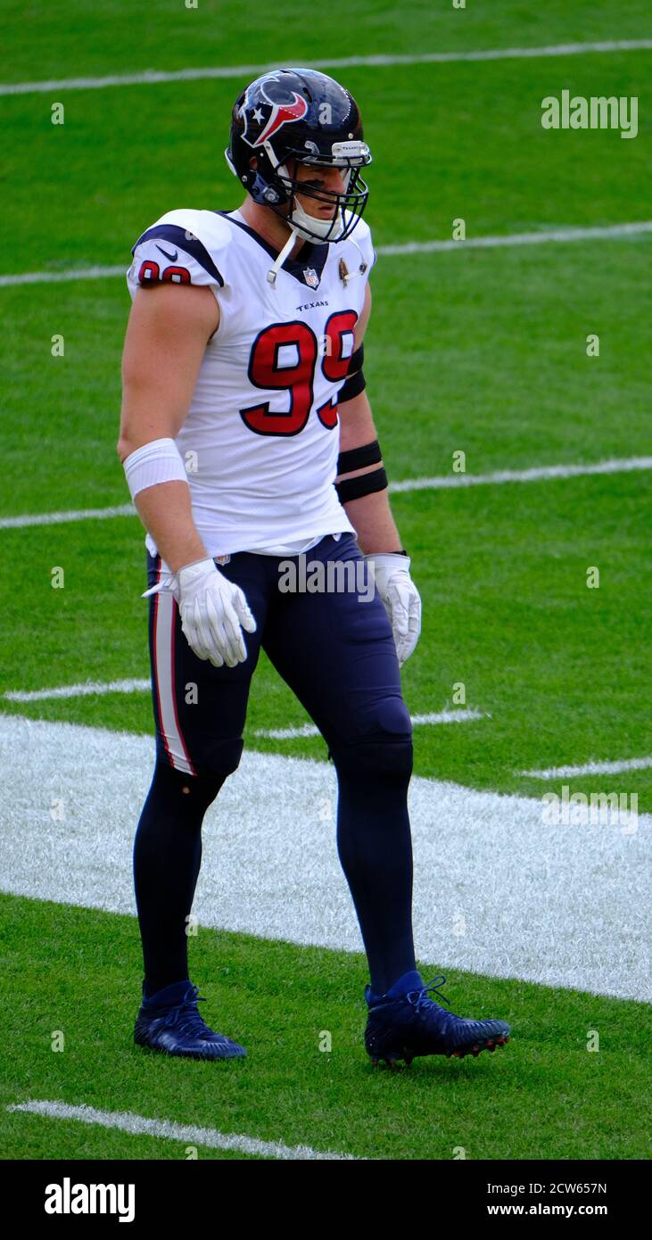27 settembre 2020: J.J. Watt n. 99 durante la Pittsburgh Steelers contro Houston Texans all'Heinz Field di Pittsburgh, Pennsylvania. Jason Pohuski/CSM Foto Stock