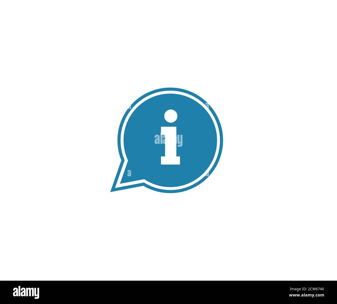 Icona delle informazioni, simbolo delle informazioni, illustrazione vettoriale. Design piatto. Illustrazione Vettoriale