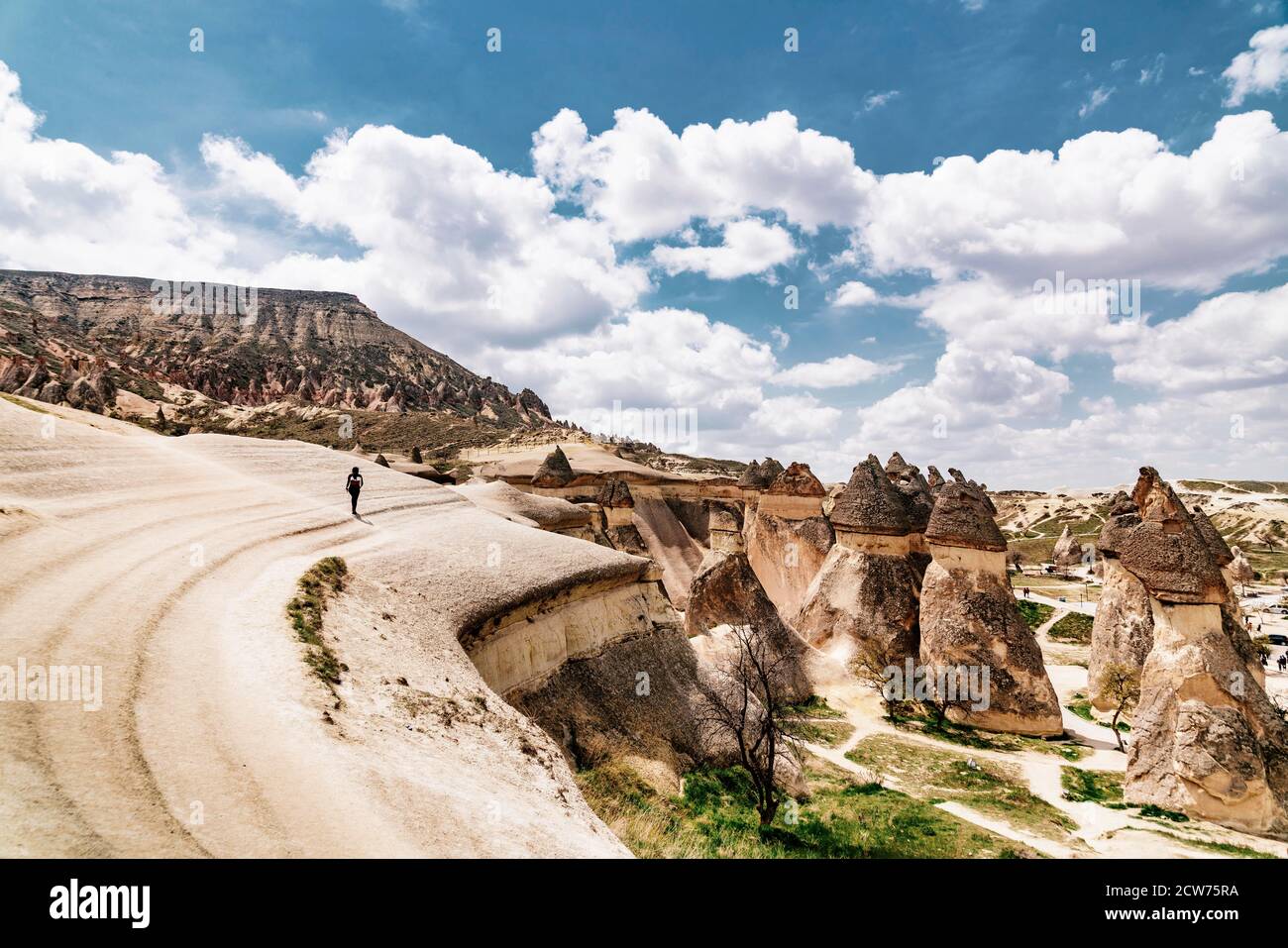 Goreme, Cappadocia, Provincia di Nevsehir, Anatolia Centrale, Turchia Foto Stock