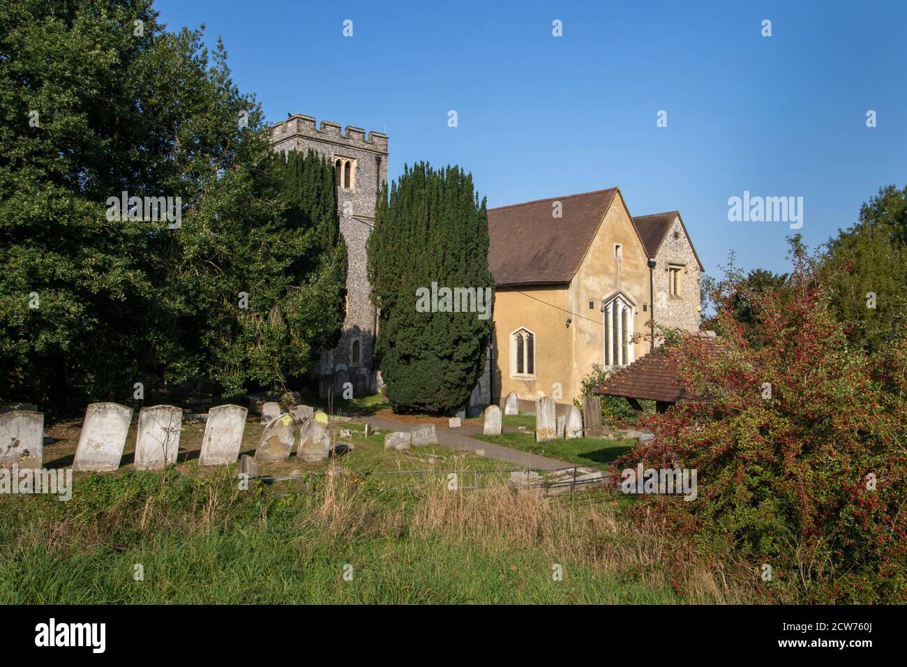 Chiesa di San Giovanni Battista, fuori Layhams Road, West Wickham, Kent, Inghilterra, Regno Unito, Europa Foto Stock Chiesa di San Giovanni Battista, fuori Layhams Road, West Wickham, Kent, Inghilterra, Regno Unito, Europa Foto Stock