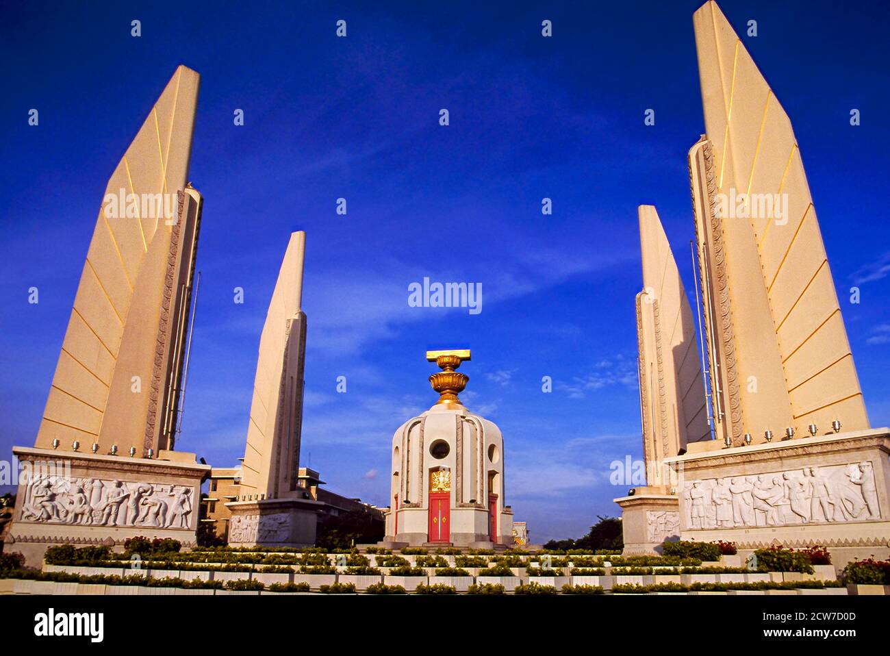 La democrazia un monumento, Bangkok, Thailandia Foto Stock