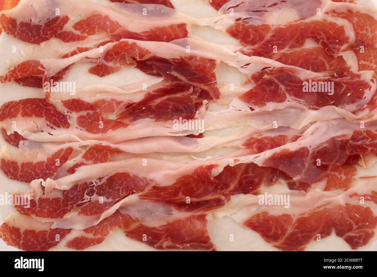 tipico prosciutto spagnolo di jabugo Foto Stock