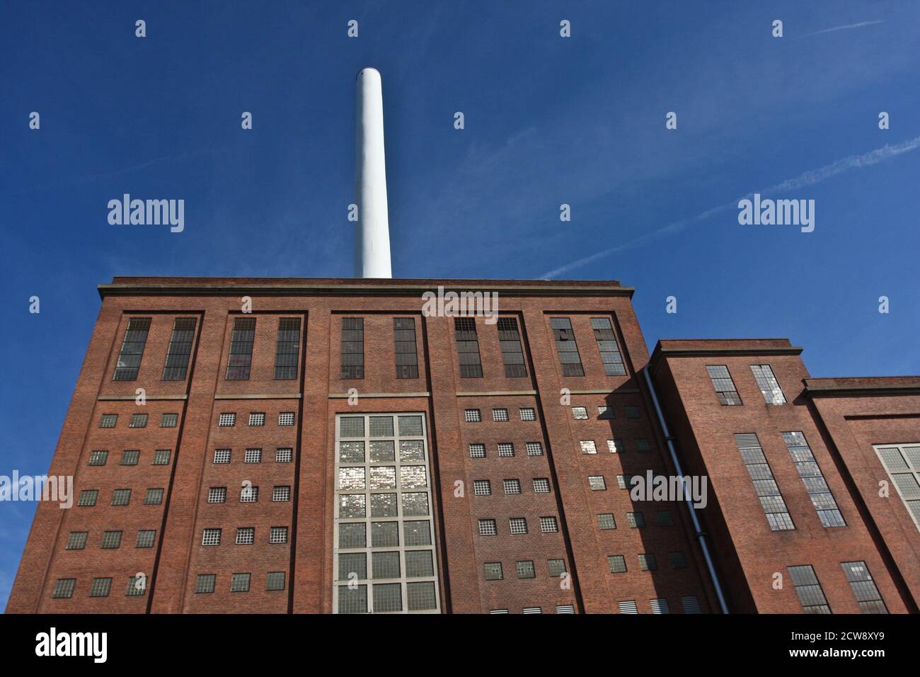 Svanemøllevaerket, un calore e la stazione di alimentazione in Copenhagen DANIMARCA- 2008 Foto Stock