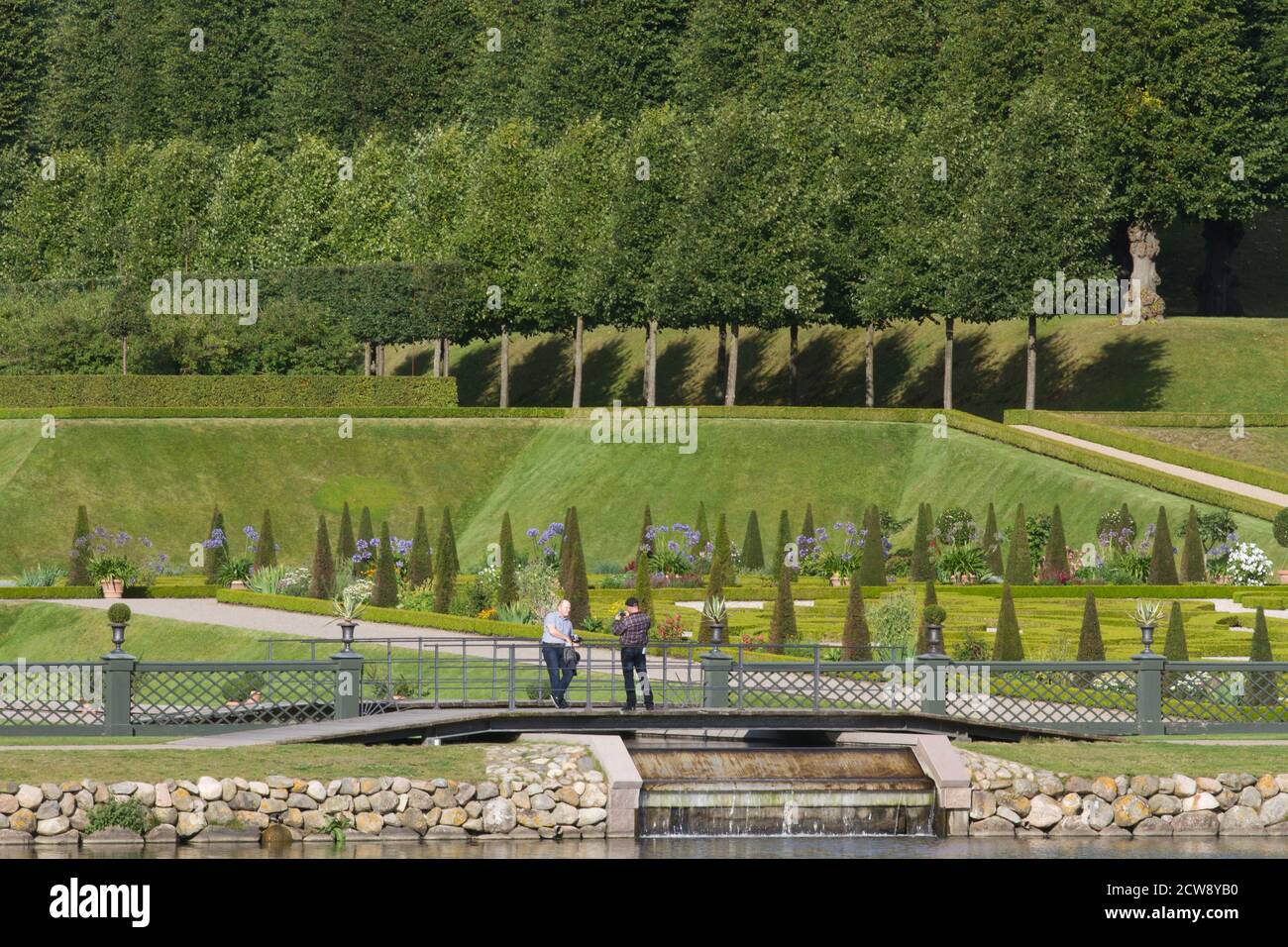 Castello di Frederiksborg a Hillerød Foto Stock