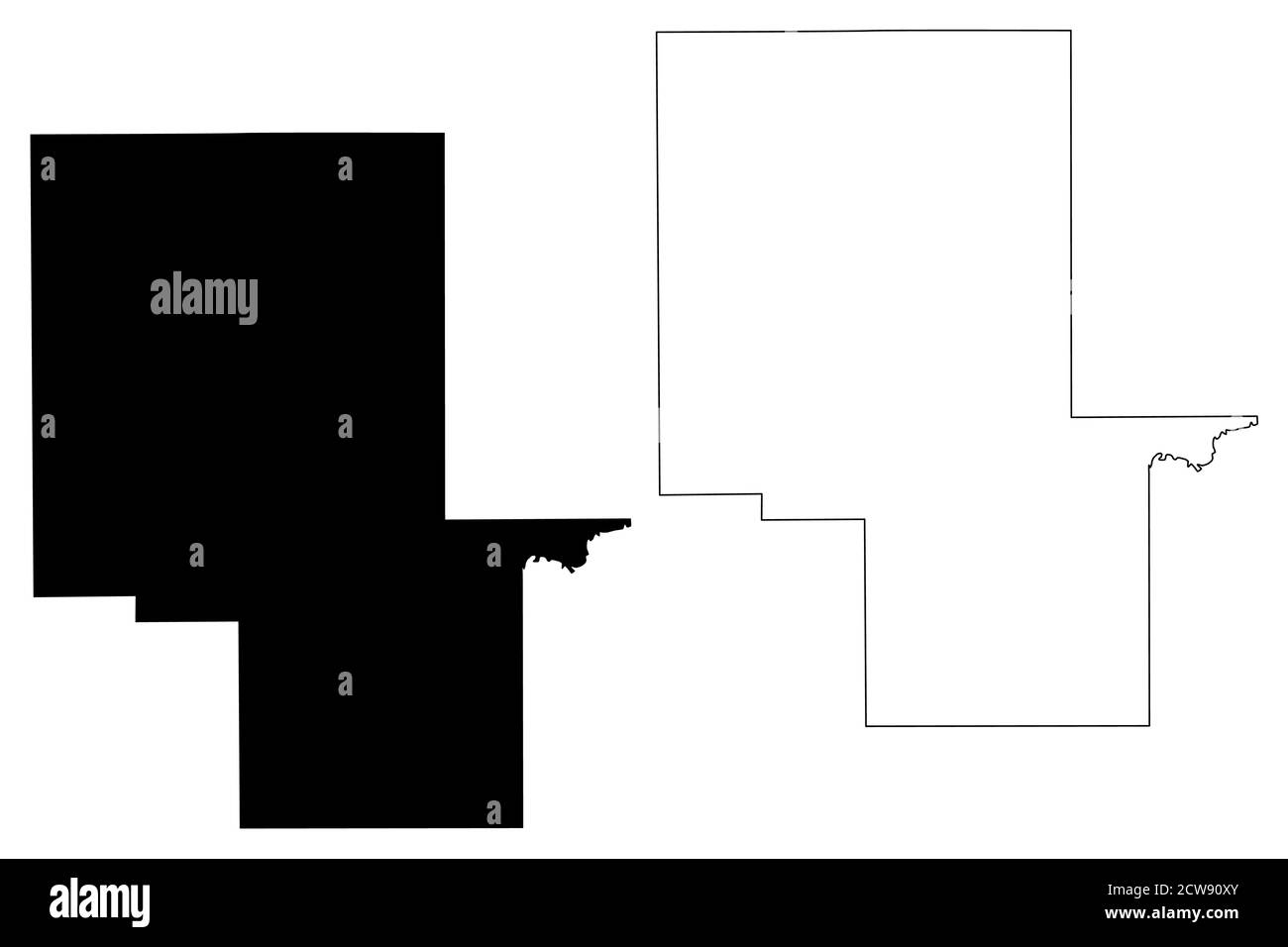 Montgomery County, Mississippi (Stati Uniti, Stati Uniti d'America, Stati Uniti, Stati Uniti, Stati Uniti) mappa vettoriale illustrazione, schizzo scrimolo Montgomery mappa Illustrazione Vettoriale