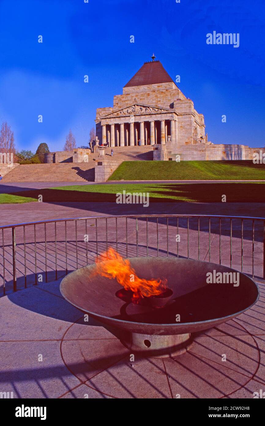 Australia: Memoriale di guerra a Melbourne | Australien: Das Kriegsdenkmal a Melbourne Foto Stock