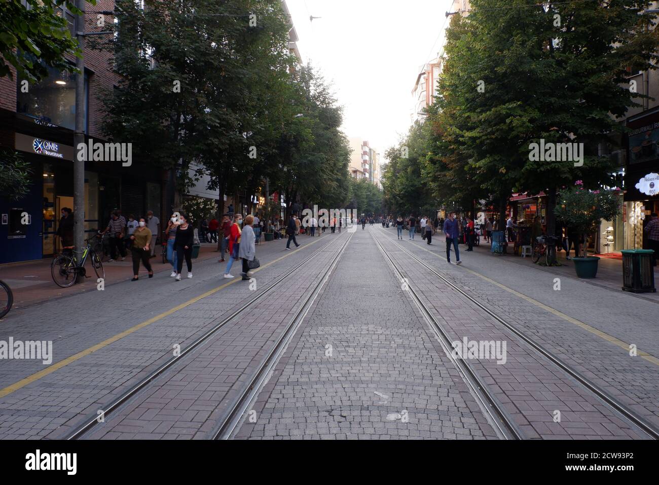 Giorno normale in strada Foto Stock