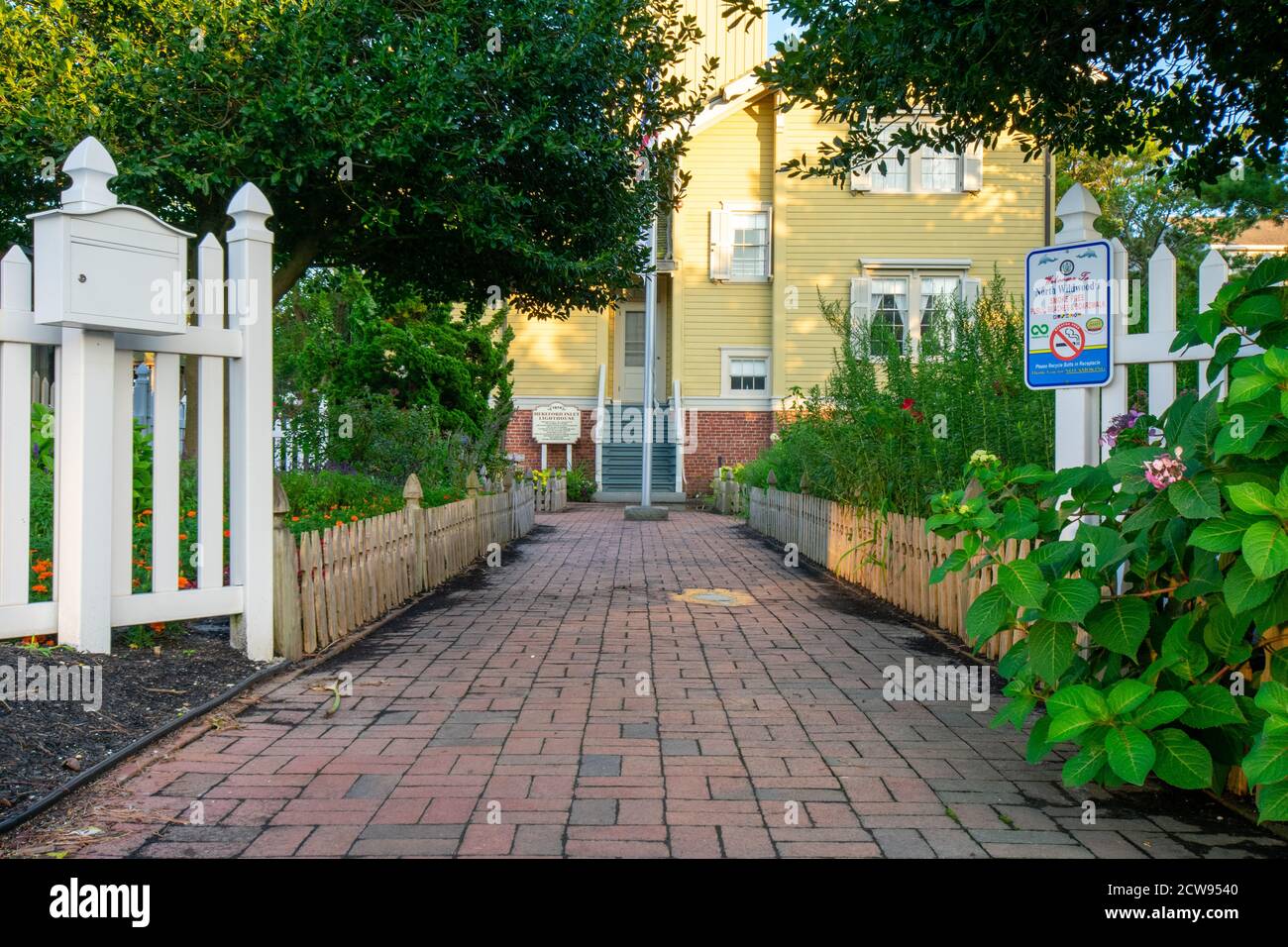 Lo storico faro di Hereford costruito in stile vittoriano a Wildwood New Jersey Foto Stock