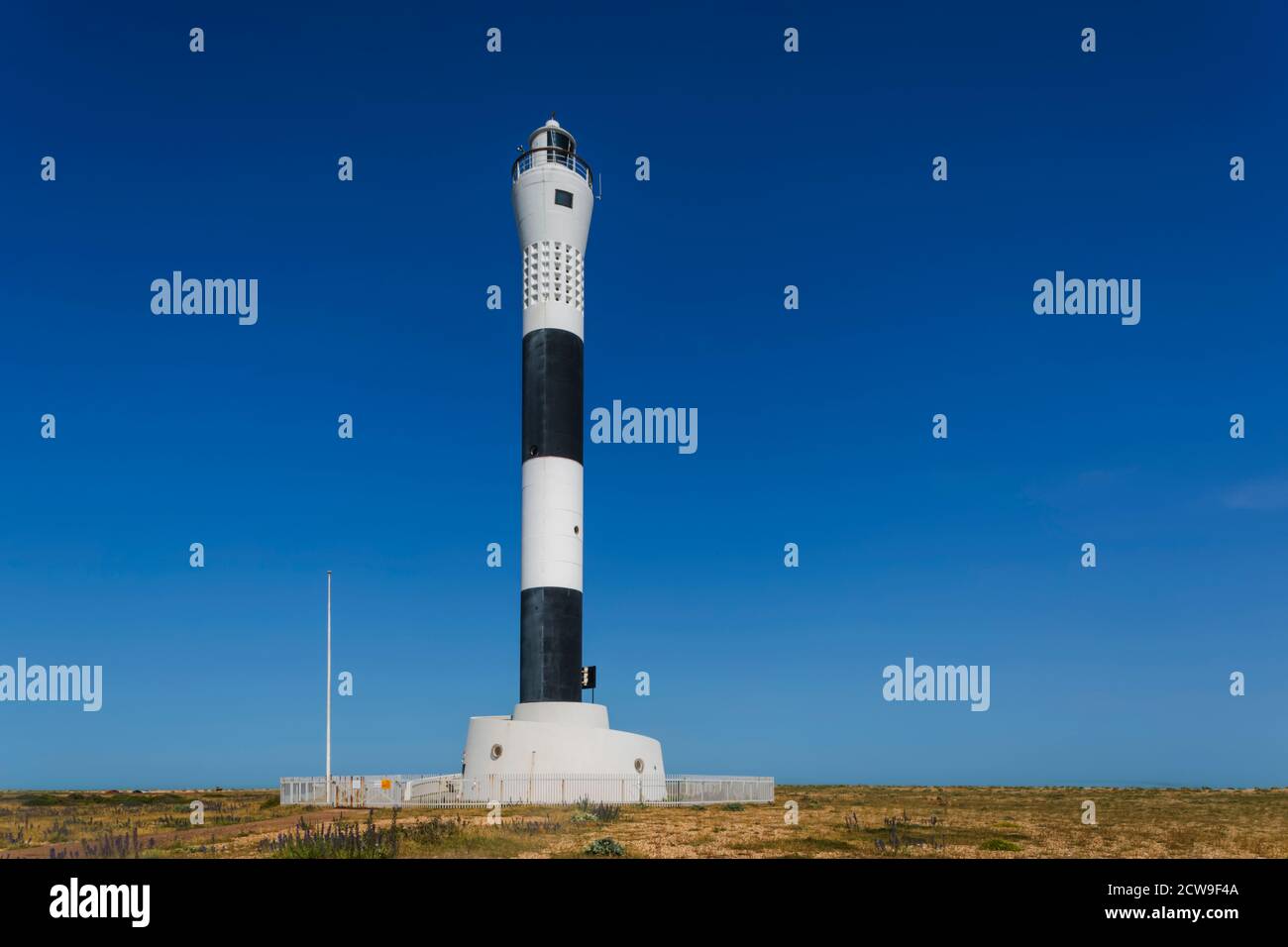 Inghilterra, Kent, Dungeness, il nuovo faro Foto Stock