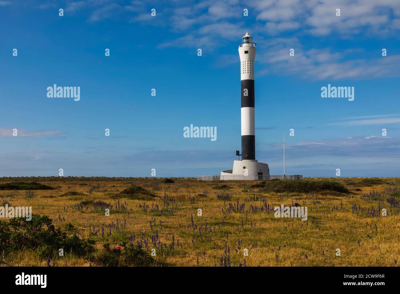 Inghilterra, Kent, Dungeness, il nuovo faro Foto Stock